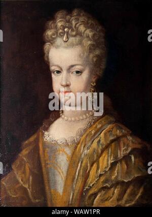 Herzogin Maria Amalia von Saxony-Zeitz c 1700. Stockfoto