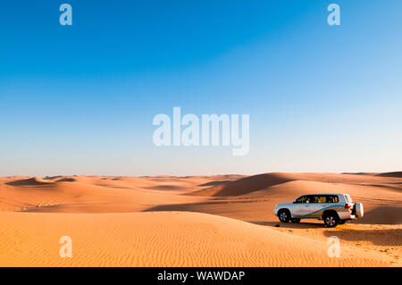 Desert Safari in Al Wathba, Abu Dhabi. Stockfoto