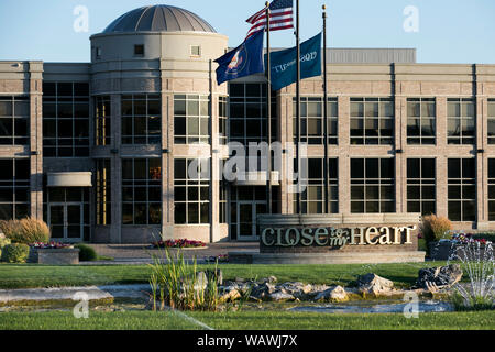 Ein logo Zeichen außerhalb des Hauptsitzes der nah an meinem Herzen, Inc., die in Pleasant Grove, Utah am 27. Juli 2019. Stockfoto