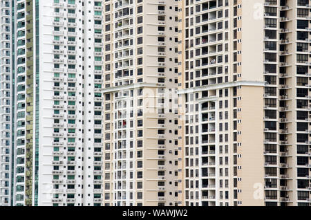 Cluster von Wohnungen in Panama City Stockfoto