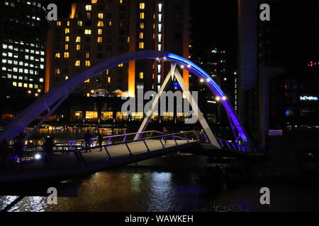 Evan Walker Brücke, Melbourne 2019 Stockfoto