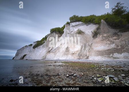 Ostsee und den Kreidefelsen, Steilküsten, Mons Klint, Insel Mon, Klint, Dänemark Stockfoto