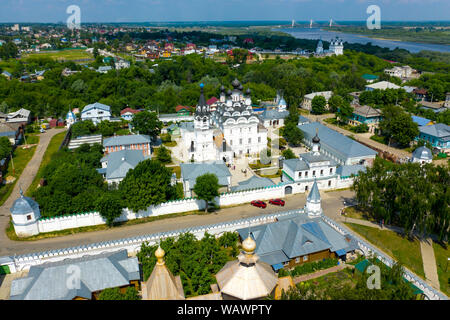 Verkündigung Kloster Murom, Russland. Antenne drone Panoramaaussicht Stockfoto