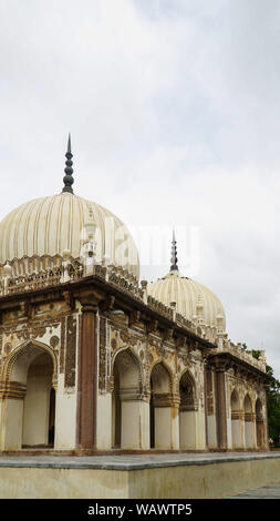 Qutb shahi Gräber von der Royal Kings von Hyderabad gebaut Stockfoto