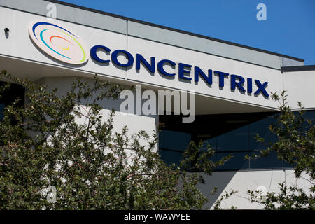 Ein logo Zeichen außerhalb einer Anlage von Concentrix in Salt Lake City, Utah, besetzten am 28. Juli 2019. Stockfoto