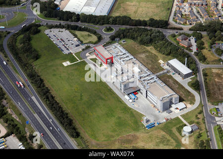 Luftaufnahme der Haribo-Hauptquartier in Normanton, Wakefield Stockfoto