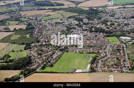 Luftaufnahme von Kippax, West Yorkshire, UK Stockfoto