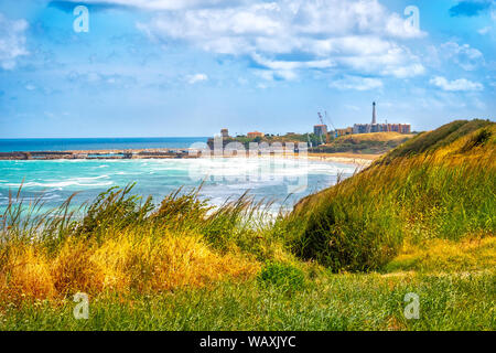 Sommer Sonne Licht Seascape in Vasto - Abruzzen - Provinz Chieti - Italien Stockfoto