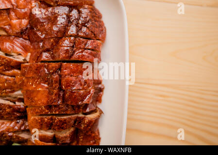 Gebratene Ente, Gill Ente, chinesisches Essen Stockfoto