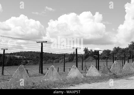 Cizov, Tschechische Republik. Čížov (Deutsche Zaisa) ist ein Bezirk der Gemeinde Horní Břečkov in der Tschechischen Republik Stockfoto