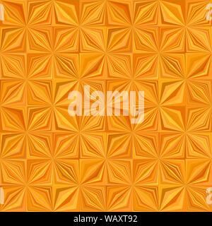 Orange geometrische gestreifte Mosaik Fliese Muster Hintergrund-Vektor, Abbildung Stock Vektor