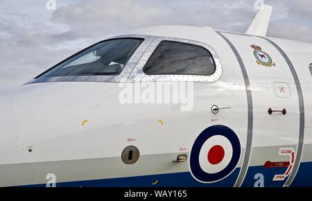 Royal Air Force Embraer Phenom 100 auf Static Display an der Royal International Air Tattoo 2019 Stockfoto