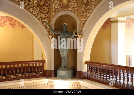 Restauriertes Wyoming State Capitol, Cheyenne, WY - Juli 2019 Stockfoto