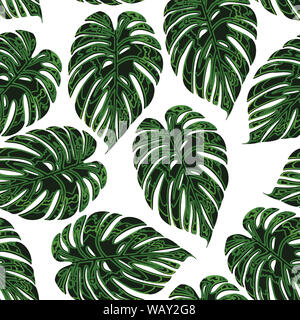 Nahtlose Palm Tree Design zeichnen lassen Wirkung Stockfoto