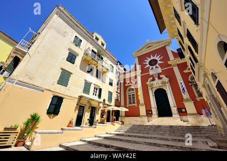 Metropolitankirche von Hyperagia, Gottesgebärerin, Spileotissa, Korfu Stadt, Kerkyra, Korfu, Griechenland Stockfoto