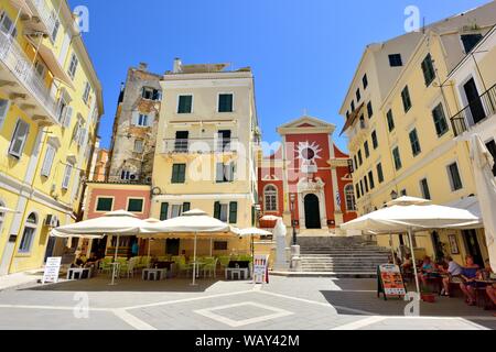 Metropolitankirche von Hyperagia, Gottesgebärerin, Spileotissa, Korfu Stadt, Kerkyra, Korfu, Griechenland Stockfoto