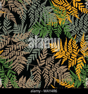 Nahtlose tropische Blume design Muster lassen Stockfoto