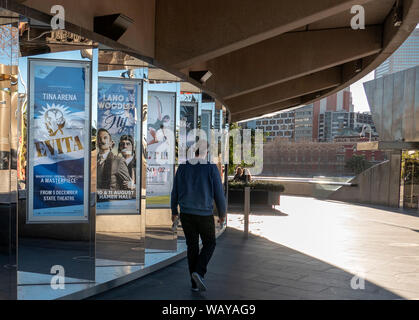 Show Poster Hamer Hall Arts Center Melbourne Australien Stockfoto