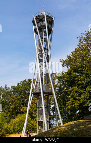 Freiburg im Breisgau, Aussichtsturm auf dem Burgberg, Castle Hill Tower, Stockfoto