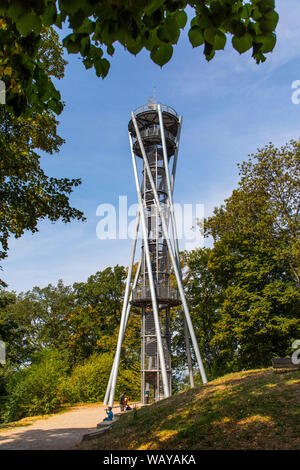 Freiburg im Breisgau, Aussichtsturm auf dem Burgberg, Castle Hill Tower, Stockfoto