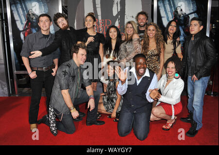 LOS ANGELES, Ca. März 07, 2011: American Idol Final 13 am Los Angeles Premiere von 'Red Riding Hood' am Grauman's Chinese Theater, Hollywood. © 2011 Paul Smith/Featureflash Stockfoto