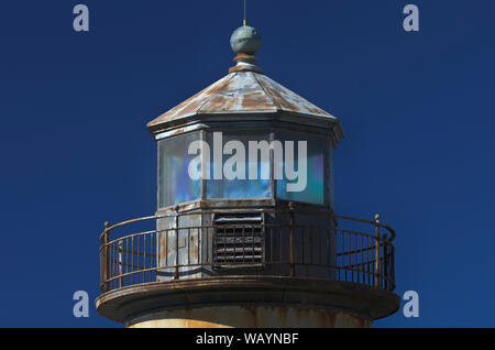 Bandon Leuchtturm, an der Mündung der Coquille River Bandon, Oregon, lange bewacht Bandon Hafen Stockfoto