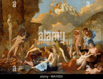 Das Reich der Flora - Nicolas Poussin, ca. 1631 Stockfoto