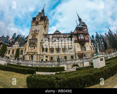 Schloss Peles Gebäude Rumänien Stockfoto