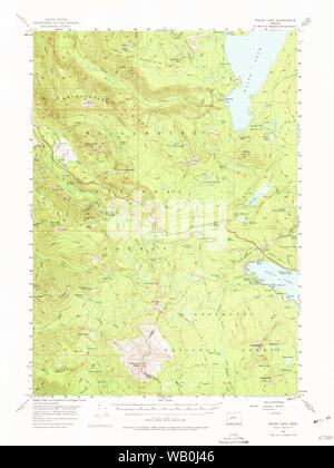 USGS Topo Karte Oregon Waldo See 283000 1956 62.500 Wiederherstellung Stockfoto