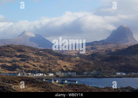 Lochinver, Sutherland Stockfoto