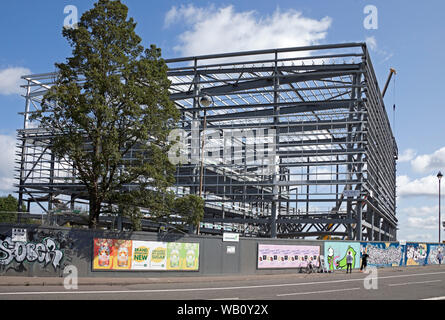 Stahl Konstruktion, Meadowbank, Edinburgh, Großbritannien Stockfoto