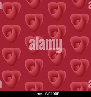 Nahtlose Muster Hintergrund mit Herzen, bunte Illustration, eps 10. Stock Vektor