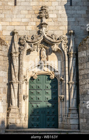 Die Kathedrale von Guarda, Sé da Guarda, in der gotischen und manuelinischen Stil, in der Mitte von Guarda, Beira Interior Norte, Norden Portugals. Stockfoto