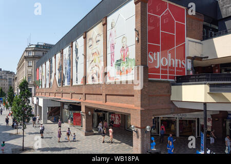 St John's Shopping Centre, St George's Place, Liverpool, Merseyside, England, Vereinigtes Königreich Stockfoto