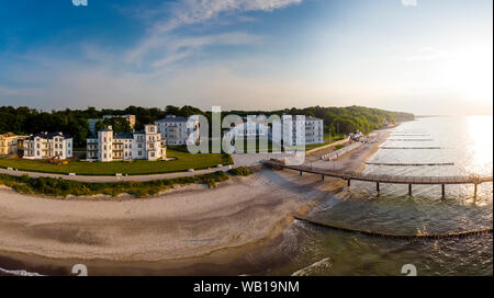 Deutschland, Mecklenburg-Vorpommern, Mecklenburger Bucht, Ostsee Seebad Heiligendamm, Grand Hotel Stockfoto