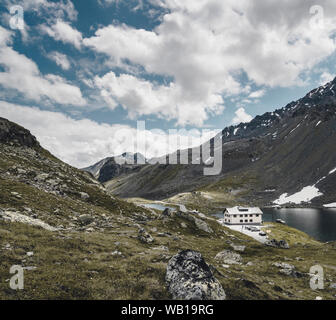 Schweiz, Graubünden, Davos, Hospiz am Splügen Pass Stockfoto
