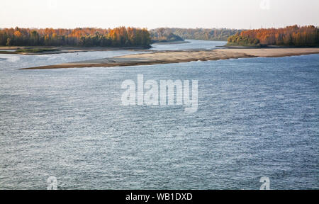 Ob Fluss in Barnaul. Altairegion. Westsibirien. Russland Stockfoto