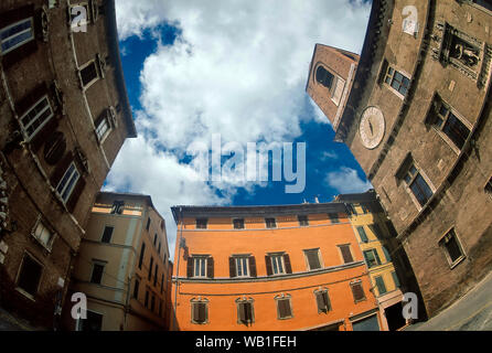 Italien Marken Jesi Palazzo della Signoria Piazza Colocci Stockfoto