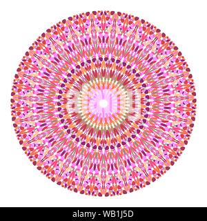 Bunte Blume ornament Mandala - abstrakten geometrischen vektor design Element Stock Vektor