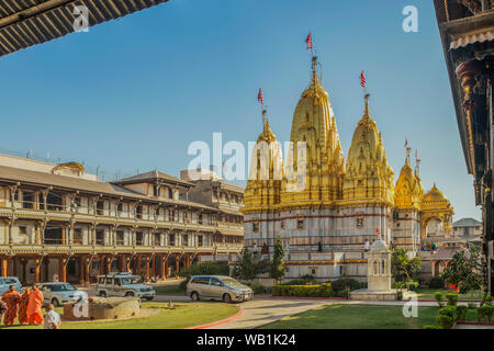 13-Jan-2017 - Shri Swaminarayan Mandir, Vadtal-1824 von Sahajanand Swami (Bhagwan Swaminarayan) - Bezirk Reisi Gujarat Indien Asien Stockfoto