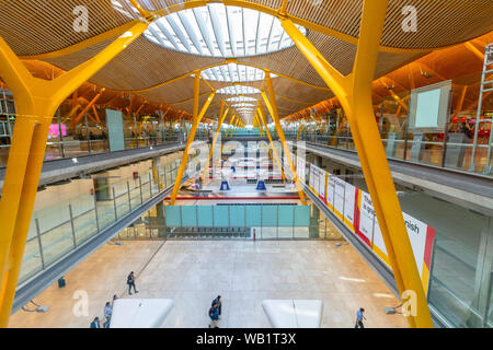 Flughafen Madrid-Barajas Adolfo Suarez Madrid, Spanien, South West Europe Stockfoto
