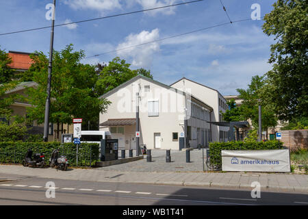 Amerikahaus München (Usa) Generalkonsulat in München, Bayern, Deutschland. Stockfoto