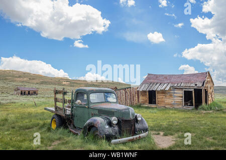 Ghost Town Landschaft in Bodie, CA Stockfoto