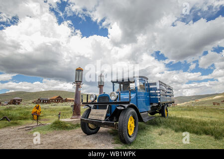 Ghost Town Landschaft in Bodie, CA Stockfoto