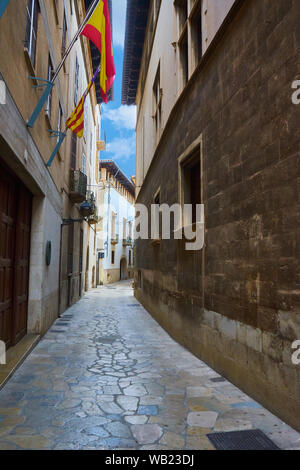 Casco Antigo oder Altstadt von Palma mit ihrem Labyrinth von Gassen Stockfoto