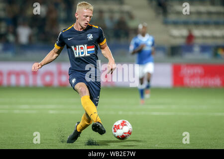 Den Bosch, Niederlande. 23 Aug, 2019. DEN BOSCH, 23-08-2019, De Vliert, Keuken Kampioen Divisie, Den Bosch - Eindhoven, Saison 2019/2020, FC Eindhoven player Valentino Vermeulen während des Spiels den Bosch - Eindhoven Credit: Pro Schüsse/Alamy leben Nachrichten Stockfoto