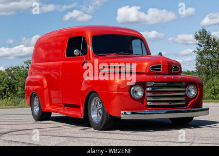 1949 Ford Custom Panel Truck Stockfoto