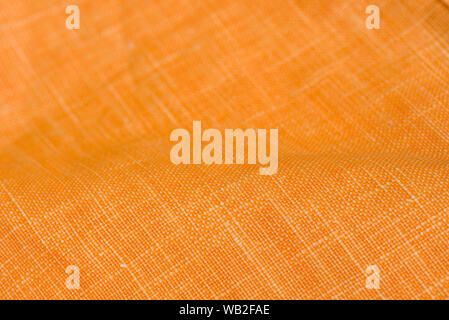 Zerknitterte Farbe orange background Textur Stockfoto
