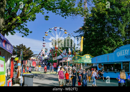 PNE, Karneval, Midway, Vergnügungspark, Vancouver, BC Stockfoto