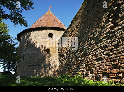 Die Festung in Oreshek Shlisselburg. Leningrader Oblast. Russland Stockfoto